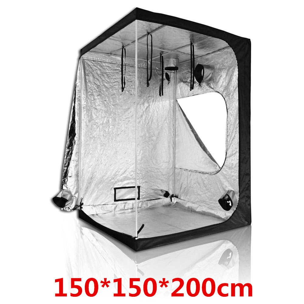 3x3ft 100x100x200 см Ткань майлар парусина LED Гидропоники Крытый расти палатку комплекты