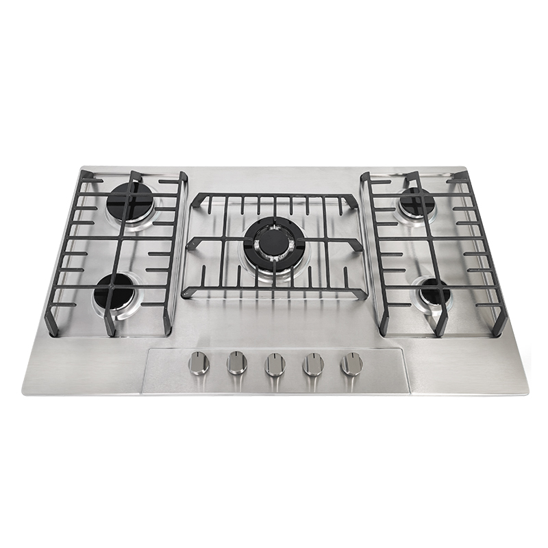 Professional wholesale portable cookware stainless steel built-in 5 burner stainless steel gas stove