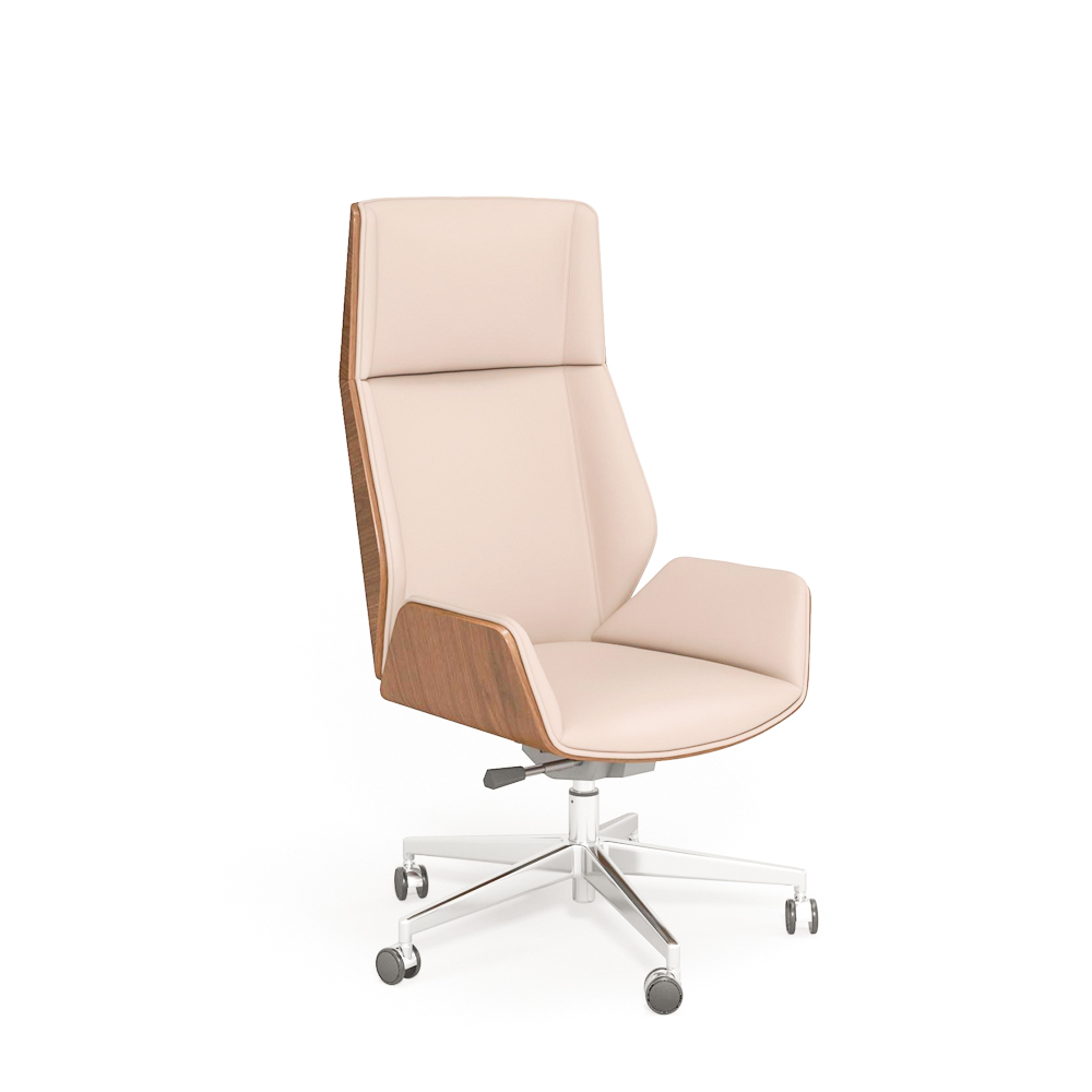 High-back leather ergonomic boss office chair lift swivel office chair luxury CEO executive office chair Engineering furniture
