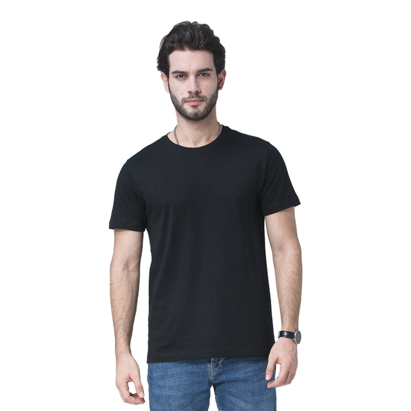 High Quality Multiple Colour Simple O-neck Plain T-shirt Blank Mens Plus Size T-shirts