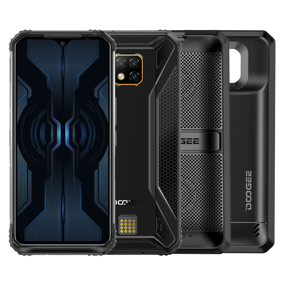 IP68/IP69K DOOGEE S95 Pro Modular Rugged Mobile Phone 6.3inch Display 5150mAh Helio P90 Octa Core 8GB 128GB 48MP Cam Android 9.0