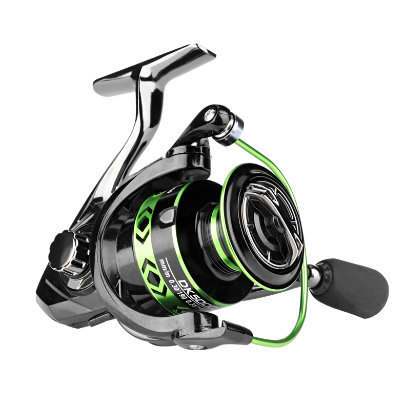 Carretes де Pesca Рыболовная катушка, Рыболовная катушка, катушка для рыбалки, DK2000 5,2: 1 Спиннинг колесо троллинговая катушка мулине море полюс Аксессуары Катушка для рыбалки