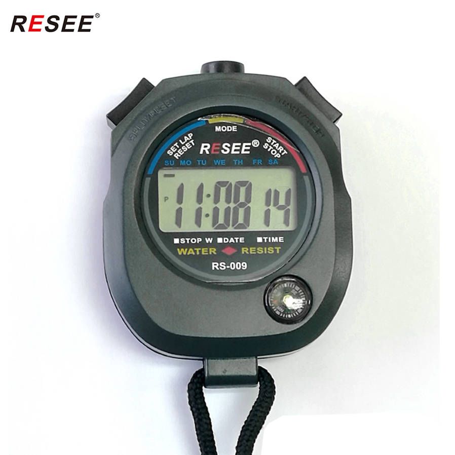 RESEE analog digital stopwatch multi-function waterproof sports cheap electronics timer wholesale