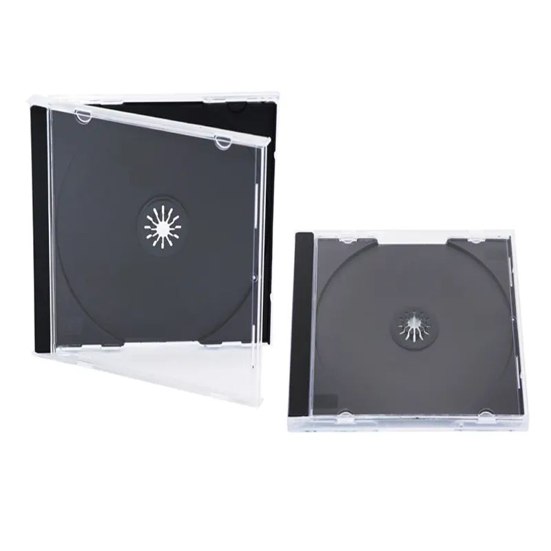 Wholesale Single Transparent DVD Box Super Clear CD Jewel Case
