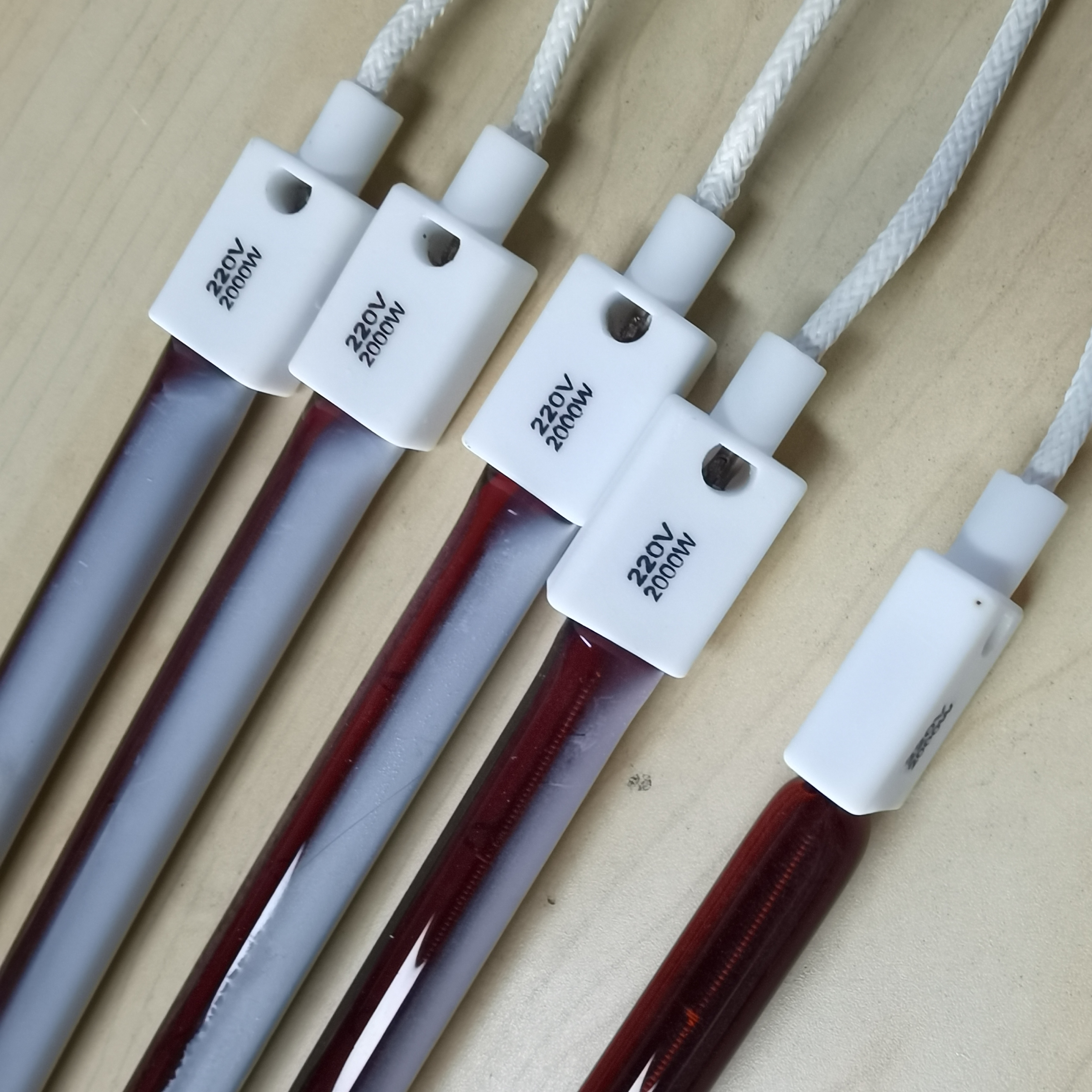 PE Blowing Using High Performance IR Heating lamp Tube Bulb For heater And Industrial Processing SK15 Ruby IR lamp Infrared Lamp