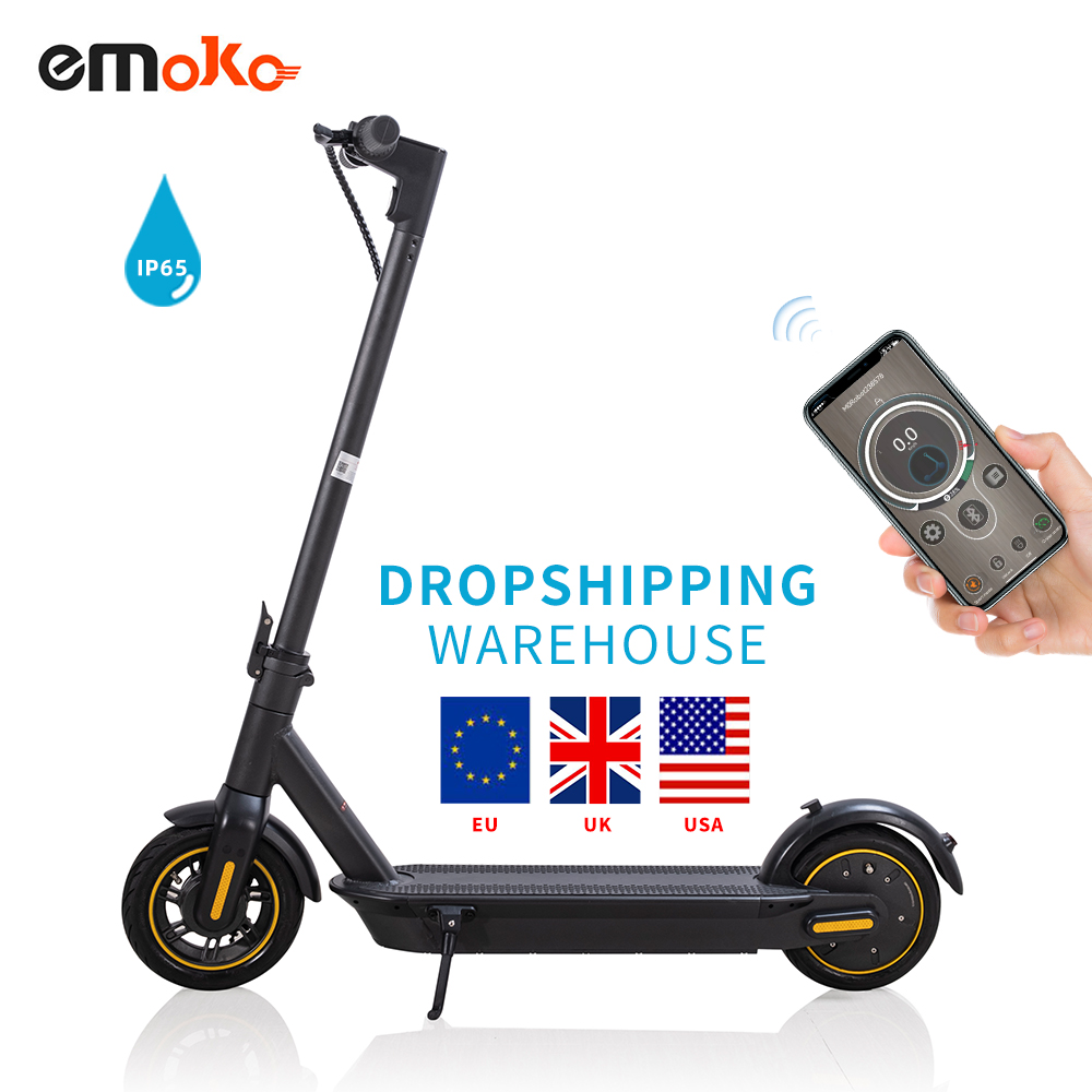 350W 36V 10 дюймов горяч-продавая электрический Европейский склад T4-max складные наушники Высокое качество Электрический скутер, способный преодолевать Броды для взрослых