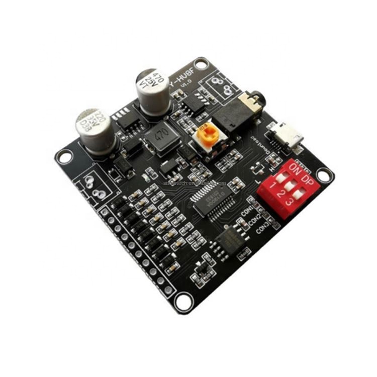 DY-HV8F 12V/24V триггер последовательный порт управления 10 Вт/20 Вт воспроизведения голоса Модуль с 8 Мб флэш-память для хранения MP3 музыкальный плеер