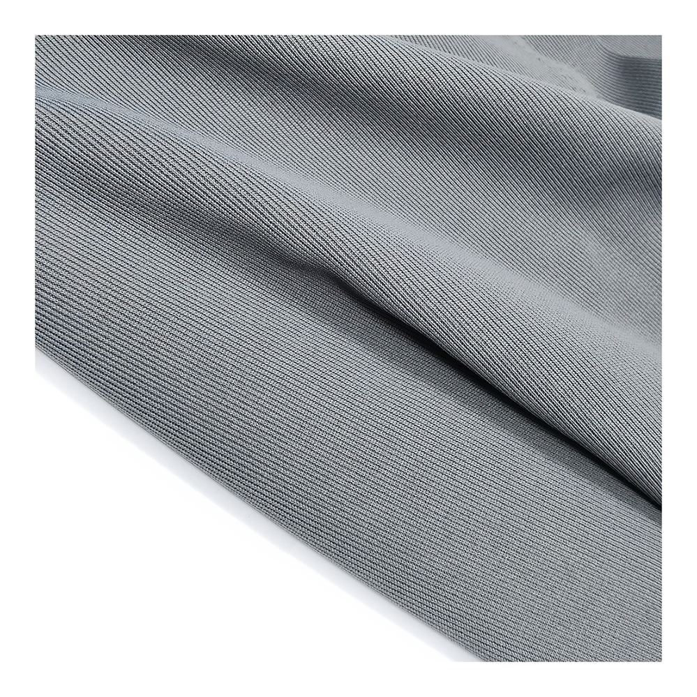 High Grade Anti Wrinkle 97%Polyester 3%Spandex Soft Imitation Cotton French Ribbed Fabric