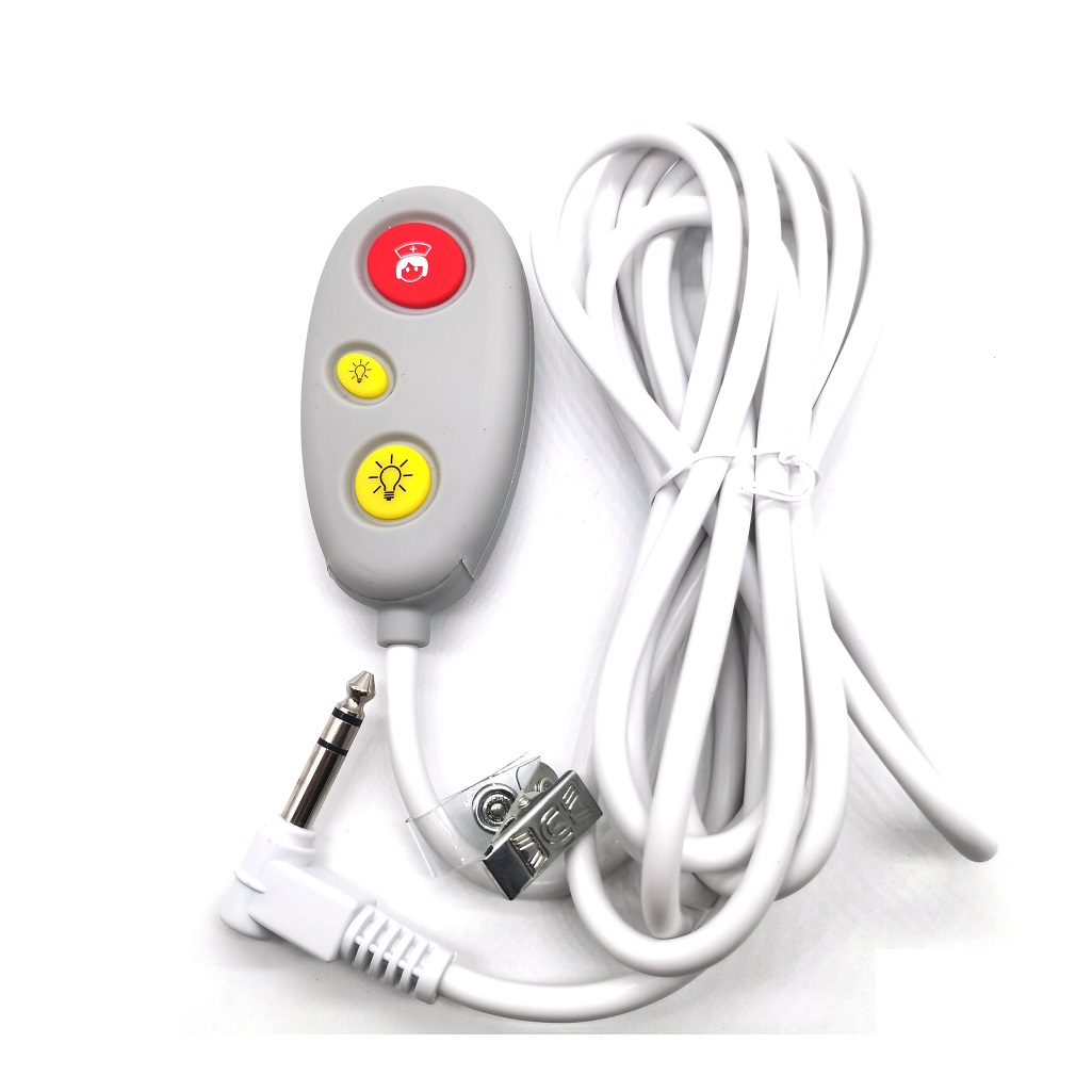 Силиконовый медсестринский звонок с 3 кнопками USB и кабелем 3 м