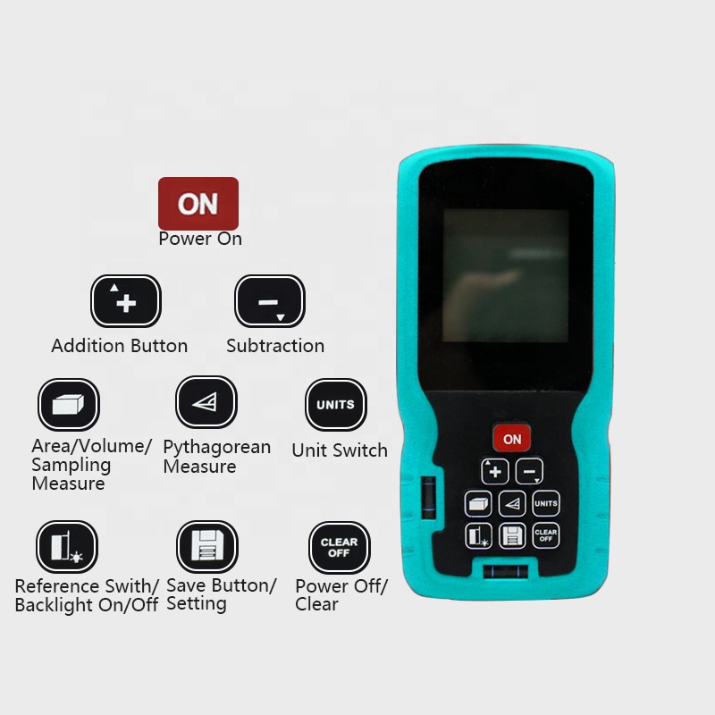 Портативный цифровой лазерный дальномер oem 40 м