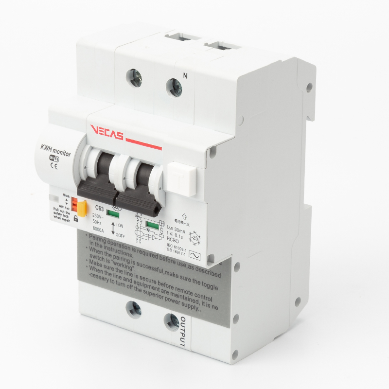 Автоматический выключатель остаточного тока VECAS WIFI MCB и RCBO 16/32/63 100 А Mini GB10963.1 CE 1/2/3/4 Полюс