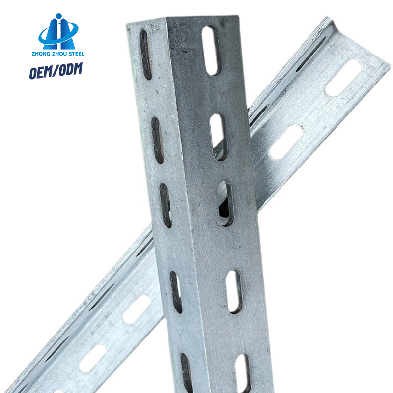 Prime Quality Slotted Angle Rack Slotted Angles Steel Shelf Gi L-Shaped Carbon Angle Bar