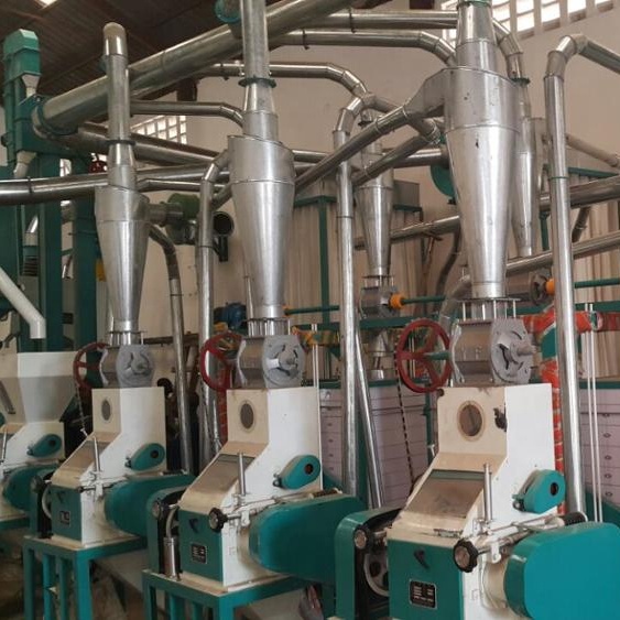 Промышленная мельница для муки, кукурузная мельница 10-30TPD для продажи, машина для производства муки mealie из Ганы