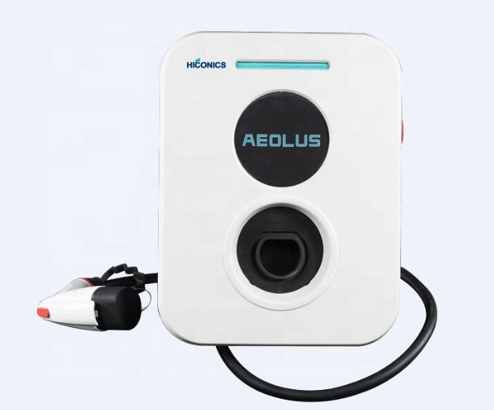 HICONICS 7 кВт AC GB/T стандартный настенный зарядный ворс, EV зарядная точка, зарубежная индивидуальная версия