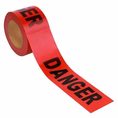 Waterproof printable barrier isolation warning tape safety warning tape