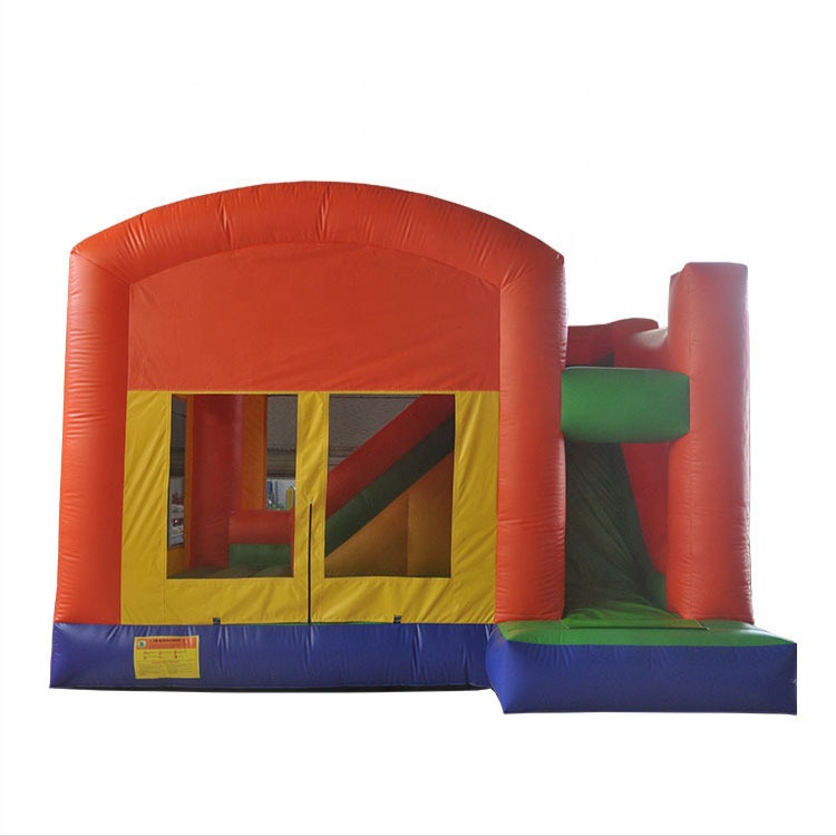 Inflatable castle children's play indoor and outdoor inflatable trampoline bouncer pvc castle with slide for kids
