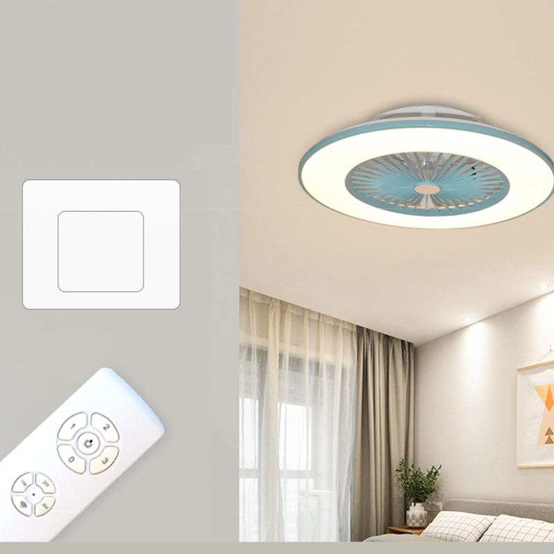 Fancy Residential Decorative Dimmable Ceiling Mount Led Ceiling Fan Light Fixture With Remote Control