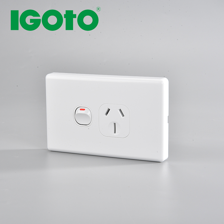IGOTO SAA одобренный DS335 15A 250V Одиночный powerpoint одиночный GPO