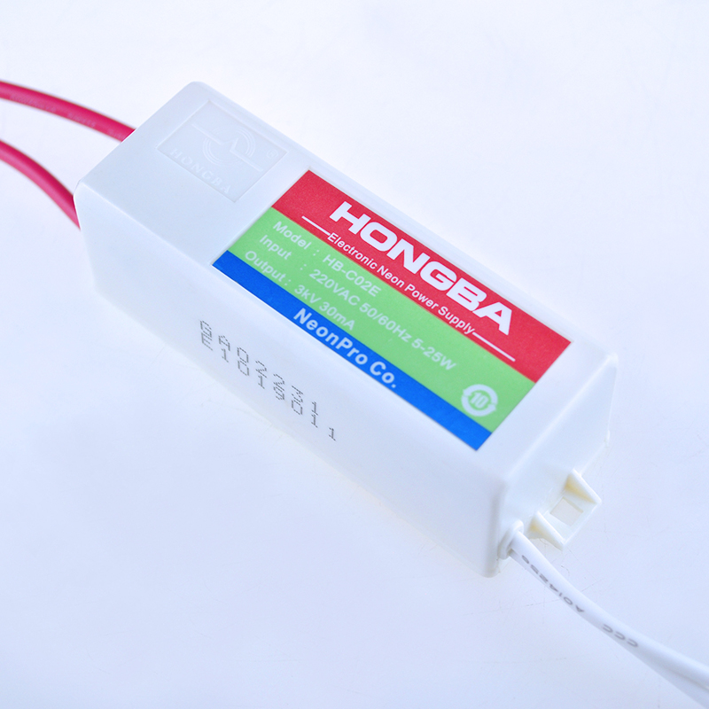 Неоновый трансформатор Hongba NeonPro, выходной трансформатор высокого напряжения 3 кВ 7,5 кв 10 кВ 12 кВ 30 мА, неоновый бренд Hongba NeonPro
