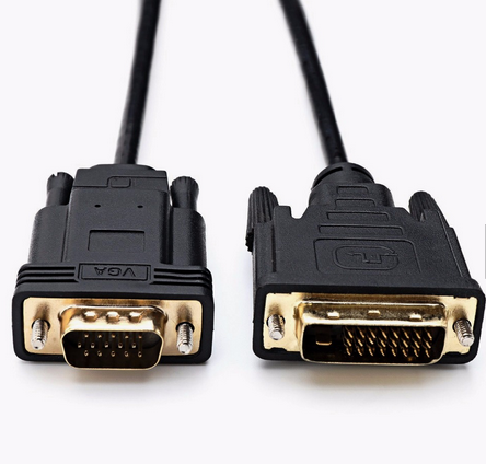 Кабель-преобразователь DVI 24 + 1 Папа-VGA папа для компьютера HDTV