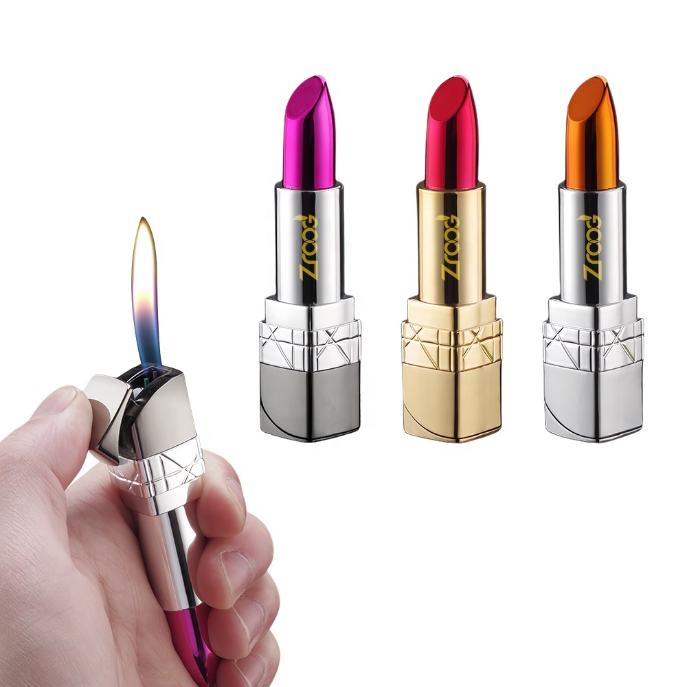 Ladies Lighter Lipstick Lighter Customized Lighters Smoking Accessories