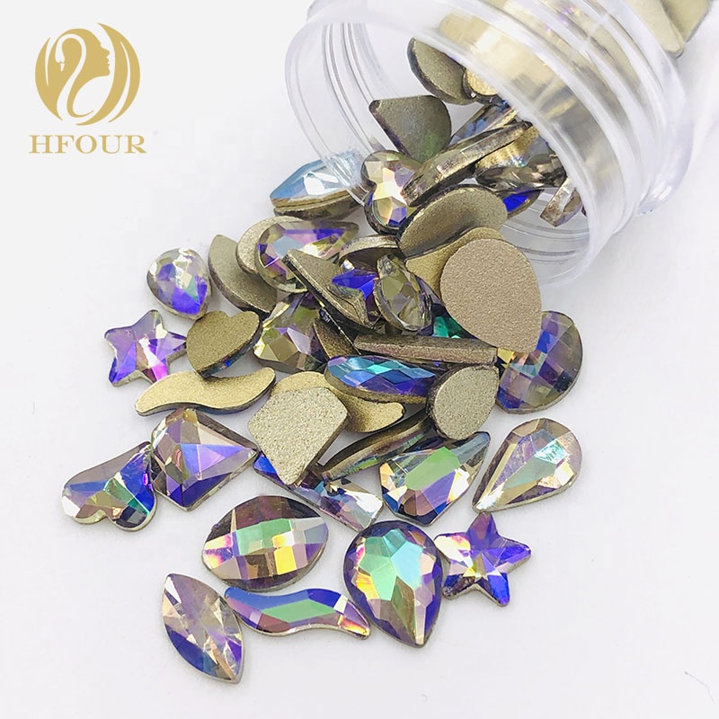 Mixed Shape Flatback Nail Rhinestone