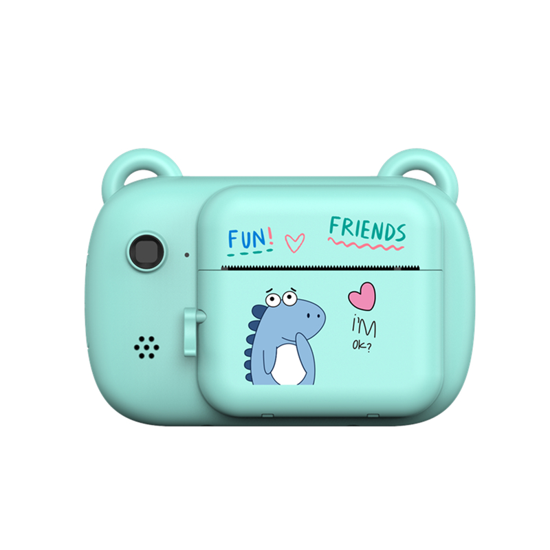 HD Touch Screen Kids Instant Print Camera 2.4 Inch Digital Camera for Kids with Printable Photo with Fun Stickers for Children