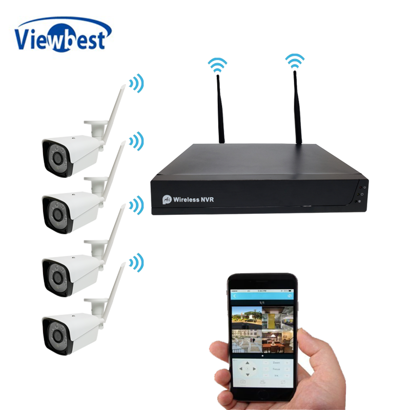 Комплект Wi-Fi сетевого видеорегистратора Tuya H.265 4ch 1080P