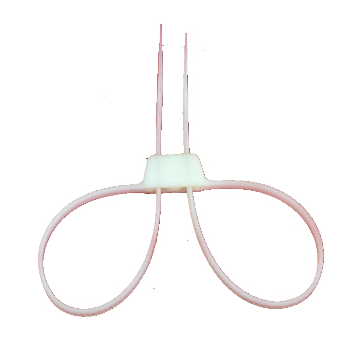 ANHUA police nylon material disposable use plastic handcuffs