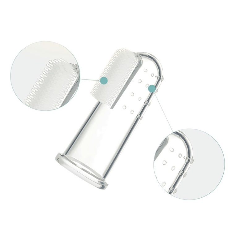 Kids Toddlers Oral Cleaning Massaging Easy Oral Hygiene Soft Silicone Baby Finger Toothbrush