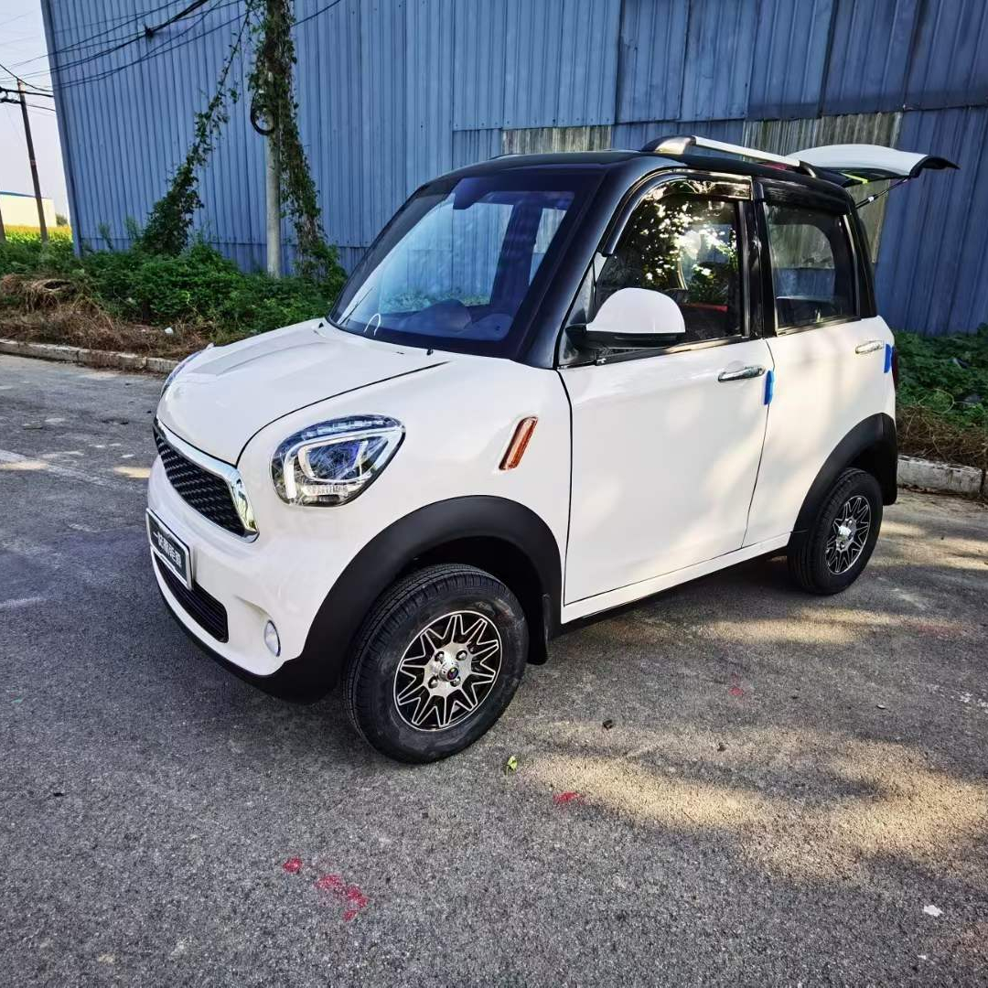 Cute Air Condition 4 Passengers 120km Long Range Reversing Video Electric Car