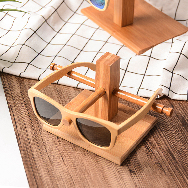 1 Tier 2012 new design sports eyewear Sunglasses Stand Eyeglass Holder Sunglass Holder Glasses Holder Handmade Wooden Spectacle