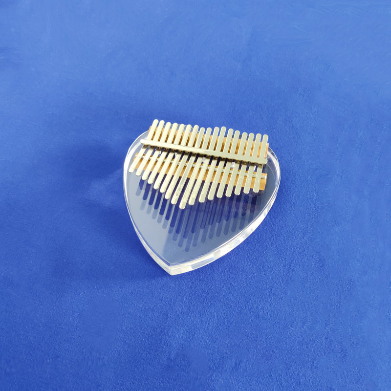 Сделанный на заказ акриловый Kalimba прозрачный Kalimba акриловый глянцевый пианино для большого пальца