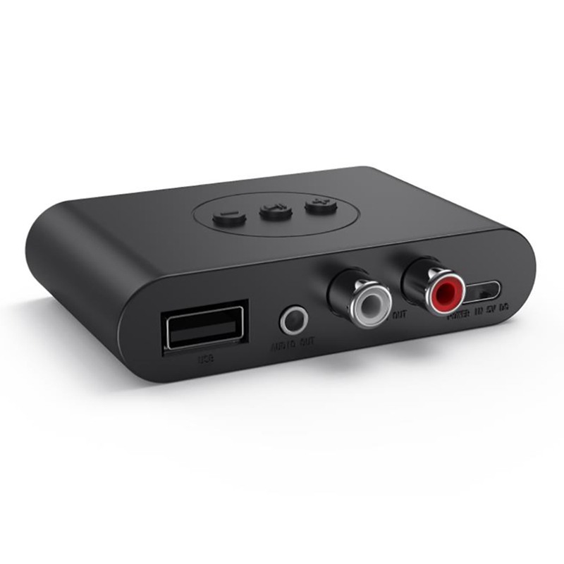Приемник LJW Blue Tooth 5,0 с низкой задержкой, 3,5 мм, RCA беспроводной аудиоадаптер, приемник для домашней музыки, стерео, автомобильная звуковая система