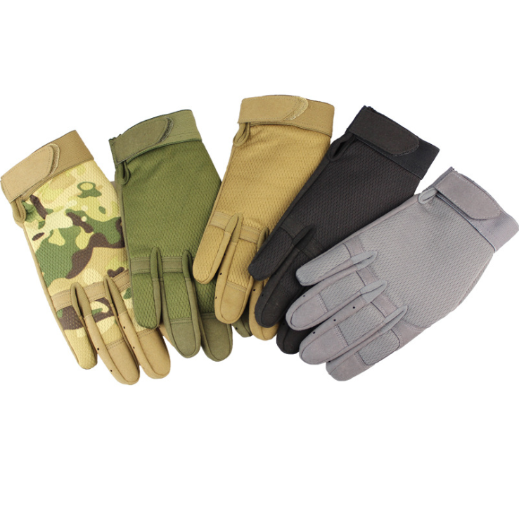 Factory Direct High Elastic Breathable Waterproof Mountain Bike Motorcycle Full Finger Racing Gloves
