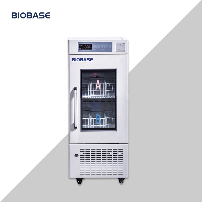 BIOBASE банк крови холодильник BBR-4V120 серии 120L с двойным слоем с прозрачной стеклянной дверью для Цена со скидкой