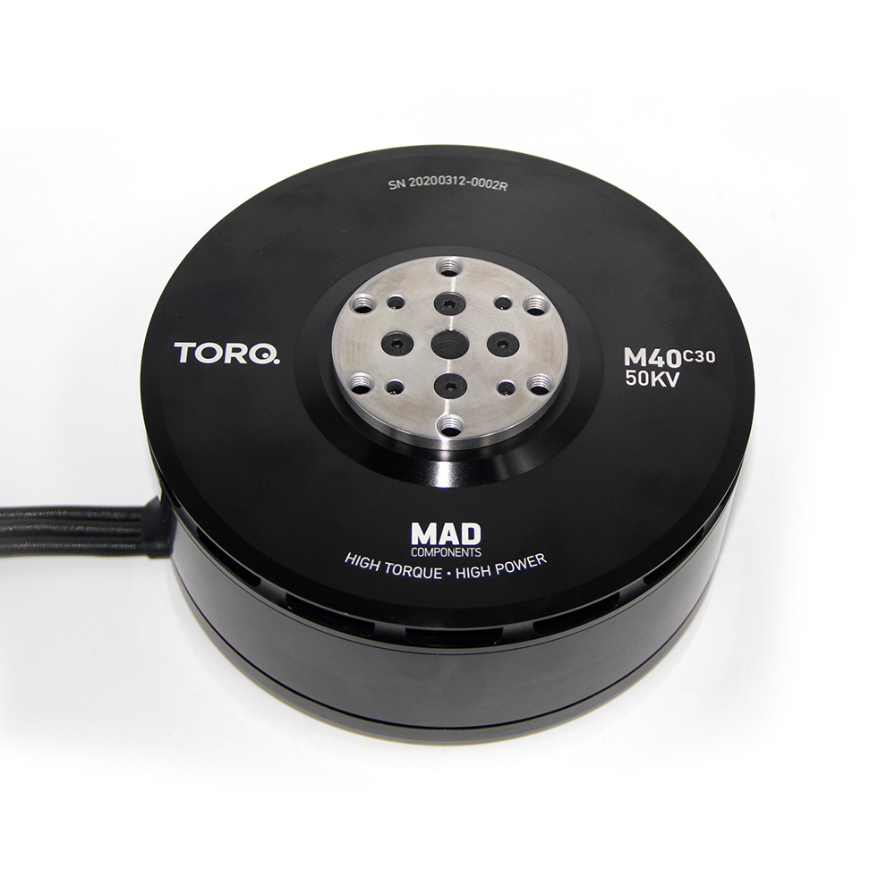 Мощный упорный тяжелый подъемник MAD TORQ IPE M40C30 KV43 70 кг, водонепроницаемый мотор беспилотного летательного аппарата для мультикоптера