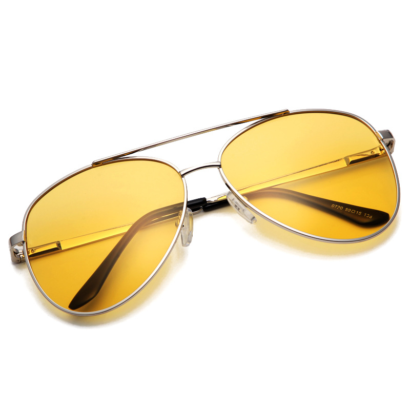 New Hot Sale Vintage Retro Fashion Polarized Night Vision Color Change Classical Ray Band Sunglasses for Pilot 2021