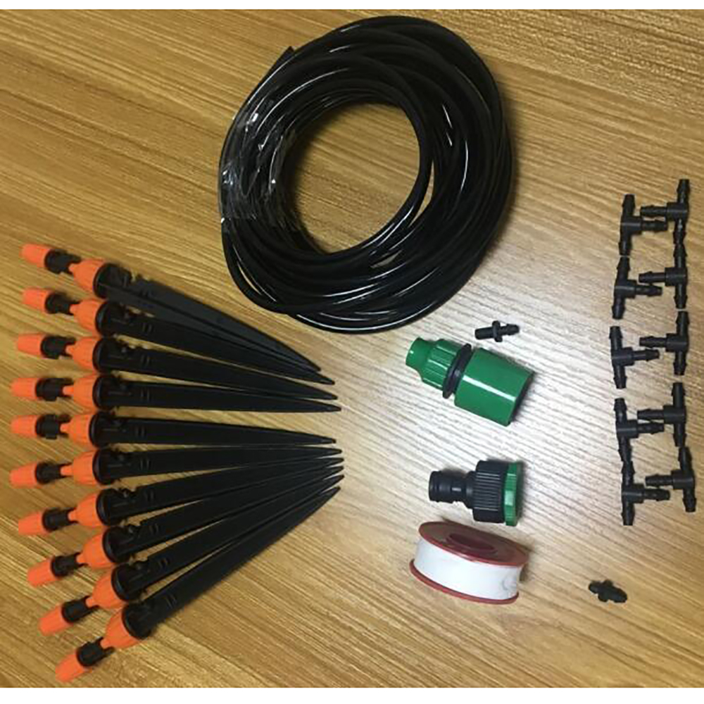 PKY0004A-10 pkydrip система орошения сада ПВХ шланг DIY полива растений устройства комплект Автоматическая ирригационная система капельного орошения