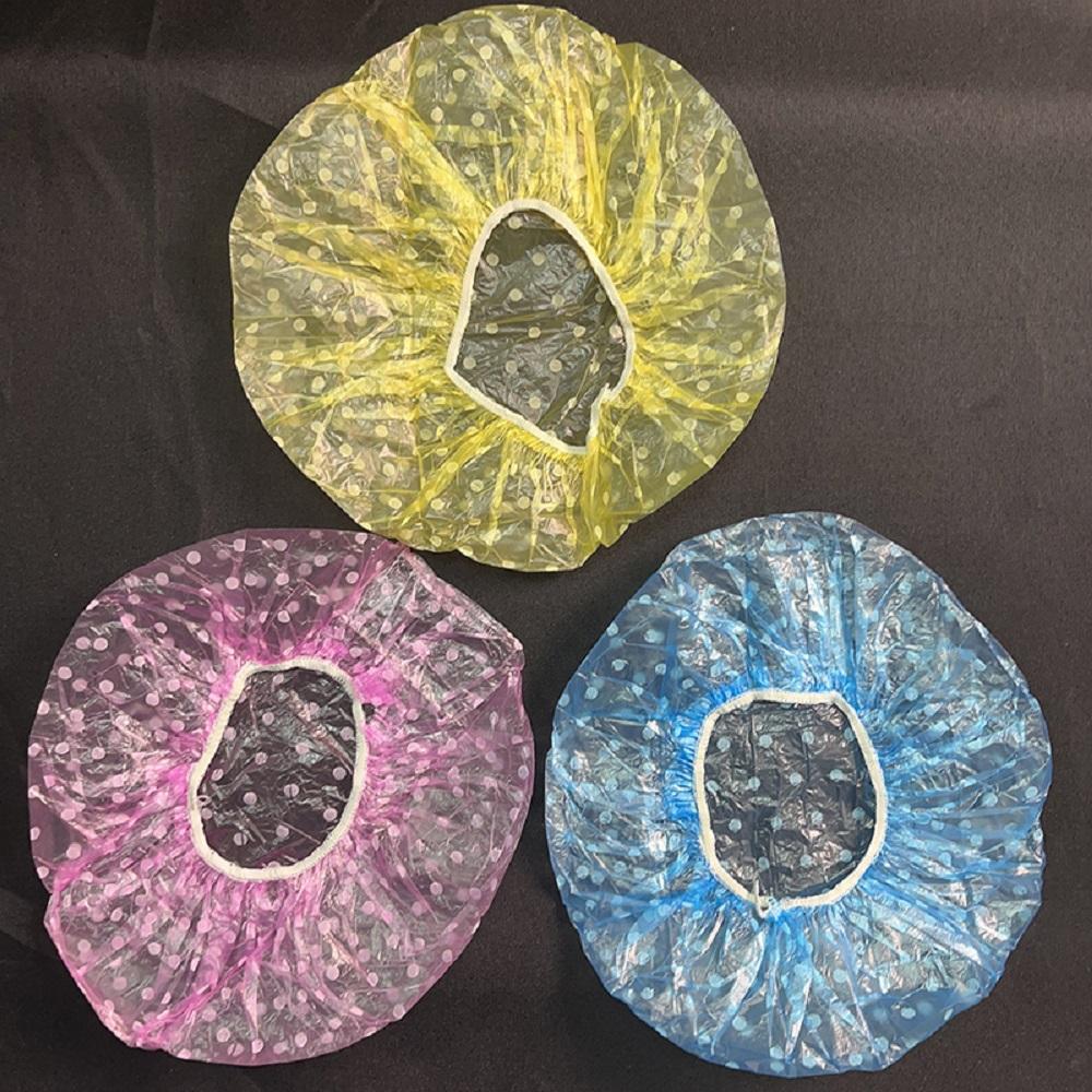 3 pieces/small bag Large Shower Caps Reusable Hot Selling Microfiber Reusable Shower Caps For Women Reusable Waterproof