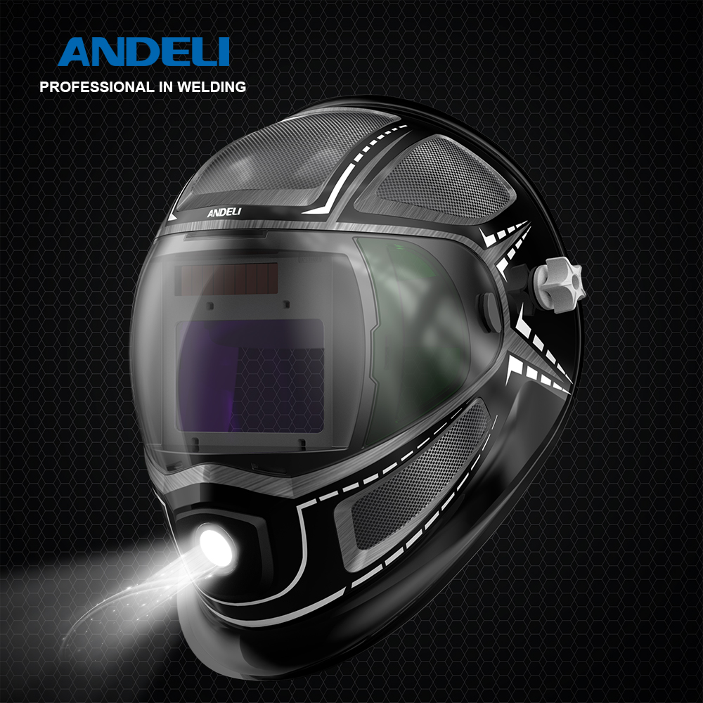 ANDELI DIN16 ADL-MA900VL-E Автоматическое затемнение MIG сварки TIG Сварочная маска/сварочный шлем для сварочного аппарата