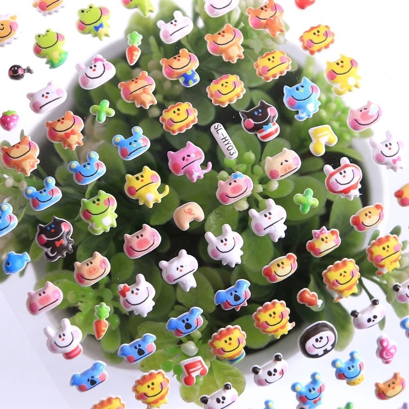 Скрапбукинг DIY дневник альбом Kawaii милые маленькие животные пены 3D Декоративные Канцтовары пышные наклейки