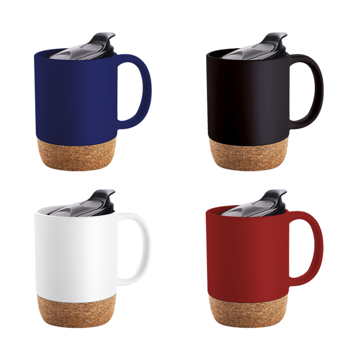 new design mug cork bottom ceramic mug with cork bottom coffee mug