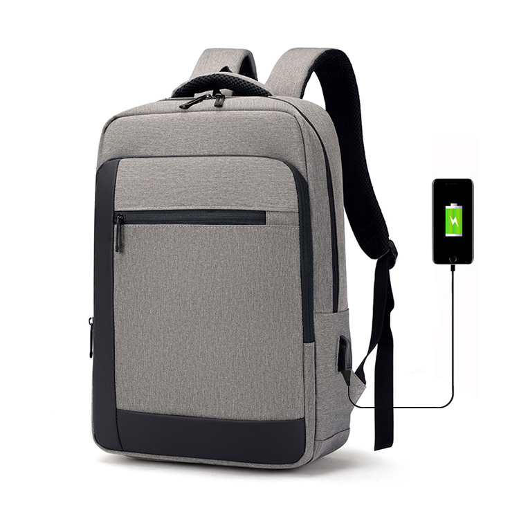 Custom Waterproof Oxford Mens Business Travel Laptop Back pack 15.6 Trolley Rucksack Backpacks for men with USB Charging Port