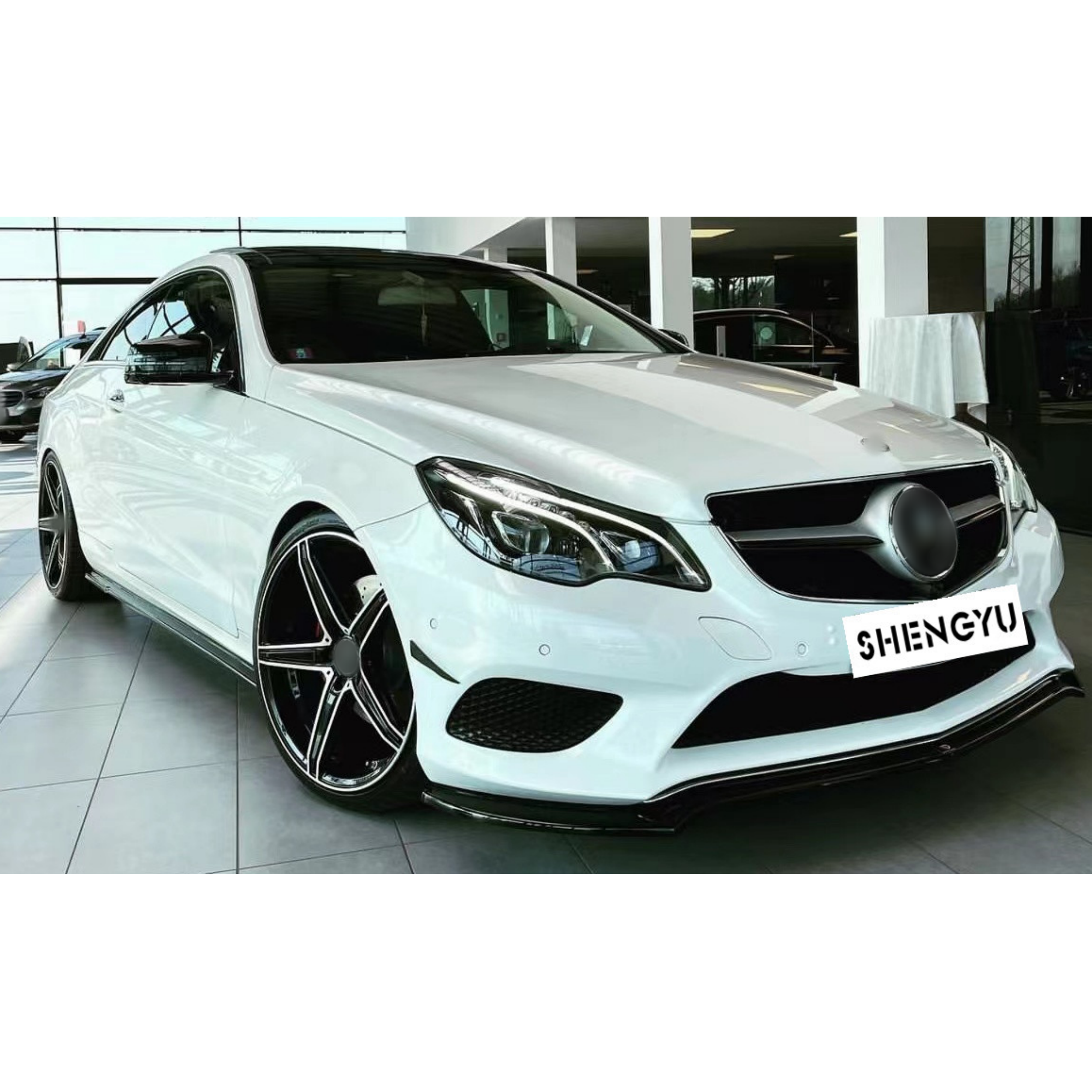 Автомобильные системы кузова для Benz 2012 E coupe W207 old to new 2014-2017, передний задний бампер с решеткой фар, задние фонари
