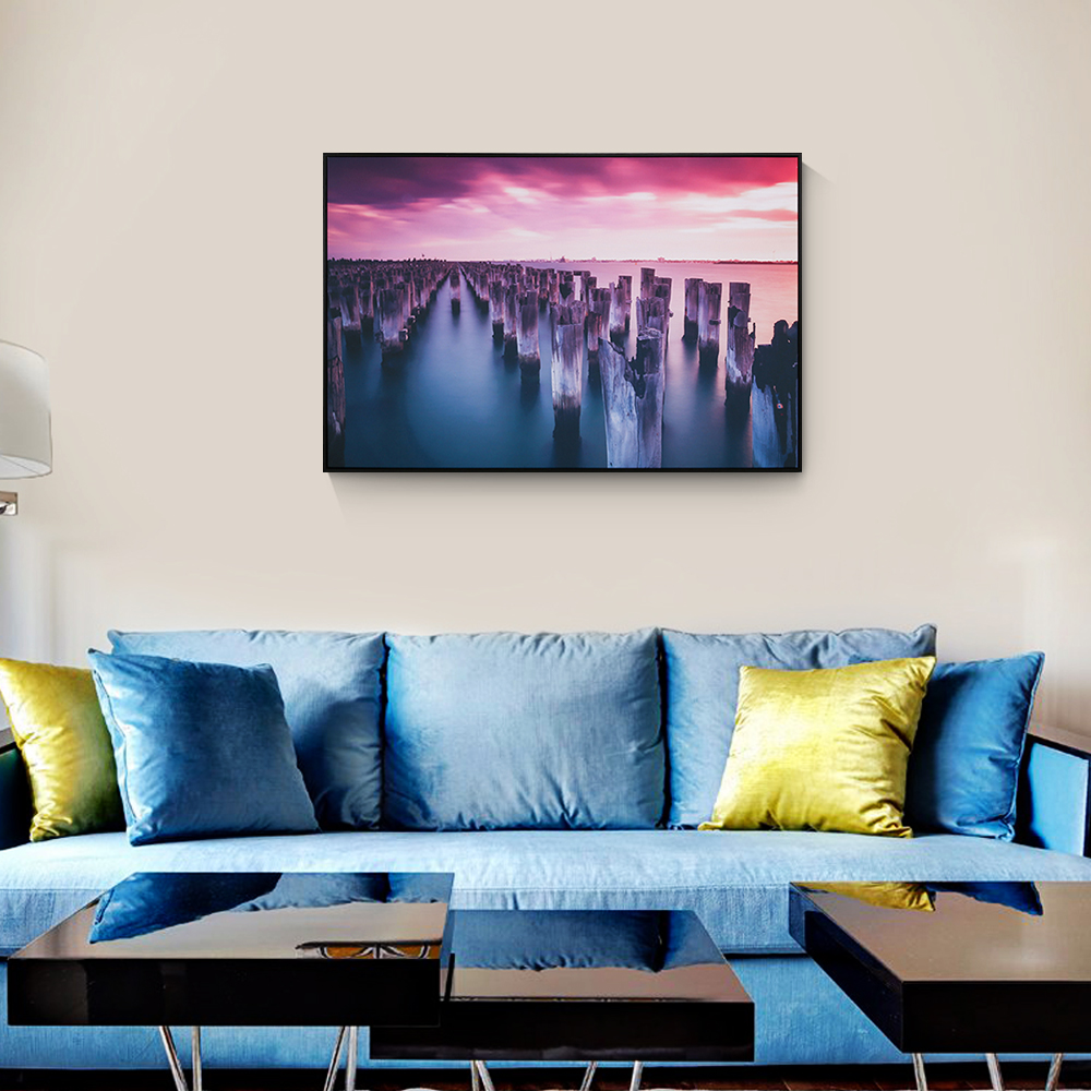 Wholesale modern canvas wall art seascape paintings