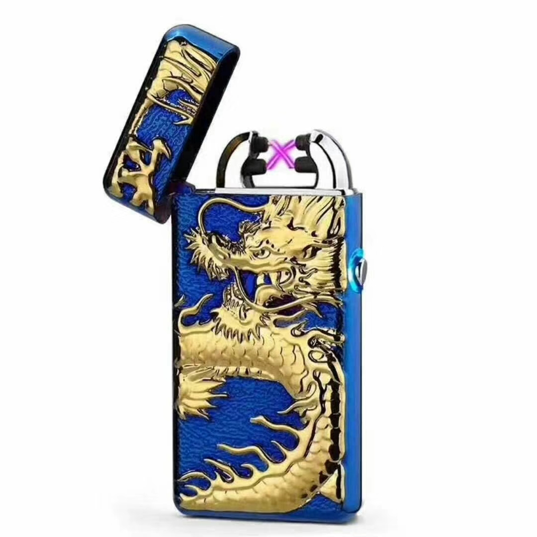 Дешевая Роскошная ветрозащитная USB-зажигалка для сигар