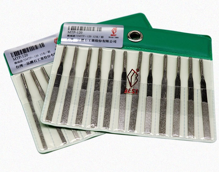 MTP-120 Diamond file Sharpening Steel Diamond ultrasonic file 2mm 4mm 6mm 150# 200# 300# 400#
