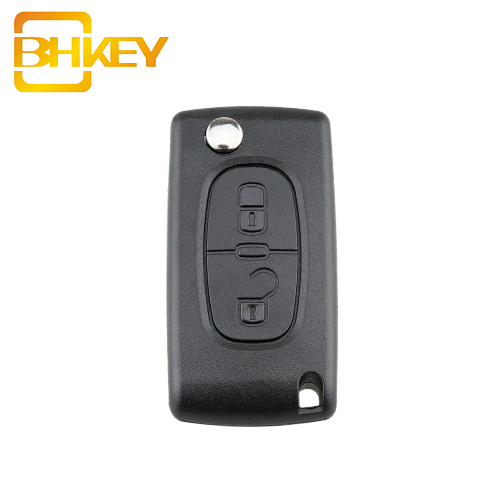 2 кнопки HU83 BladeCar откидной ключ с дистанционным управлением для Peugeot 107 207 307 307 S 308 407 607