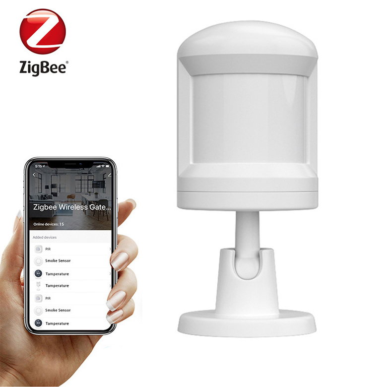 Himojo Tuya Smart обнаружения движения людей и отправляет сигнал тревоги ZigBee беспроводной пассивный инфракрасный датчик движения